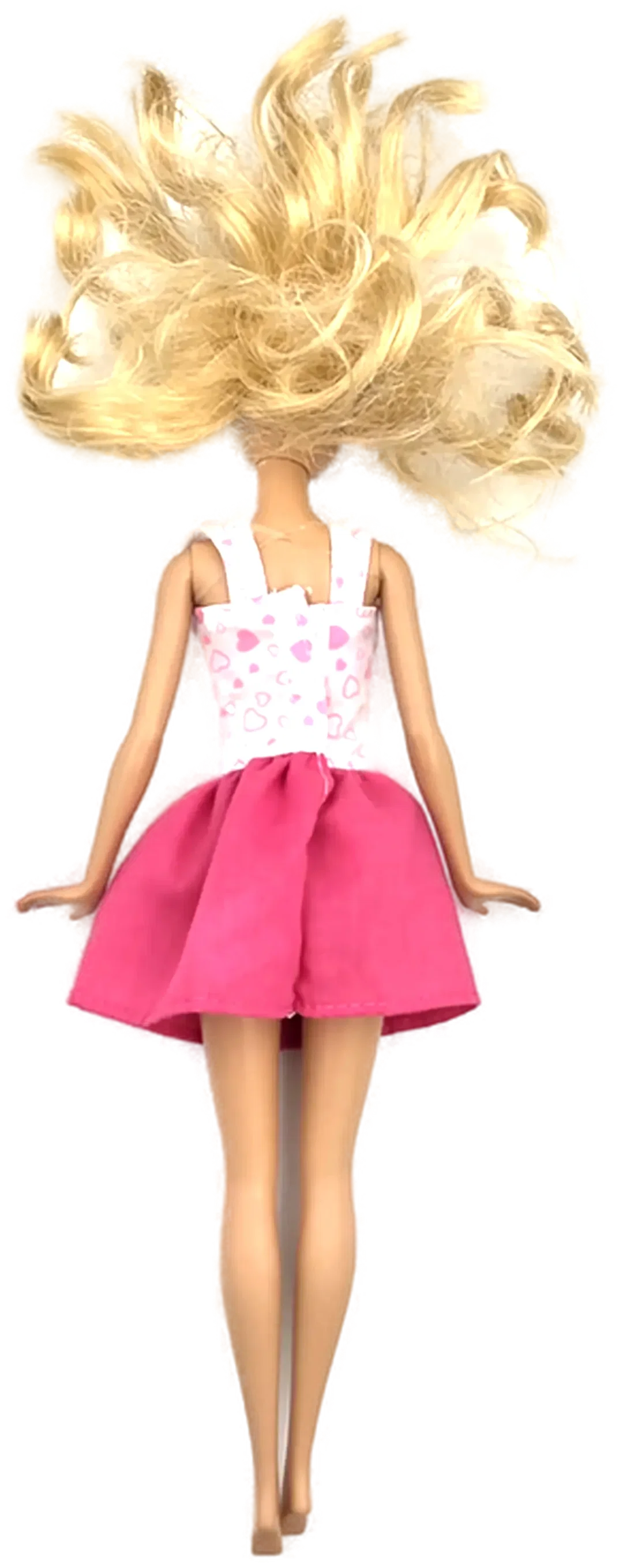 Mattel Barbie-Puppe mit pinkem Minikleid – Bild 3