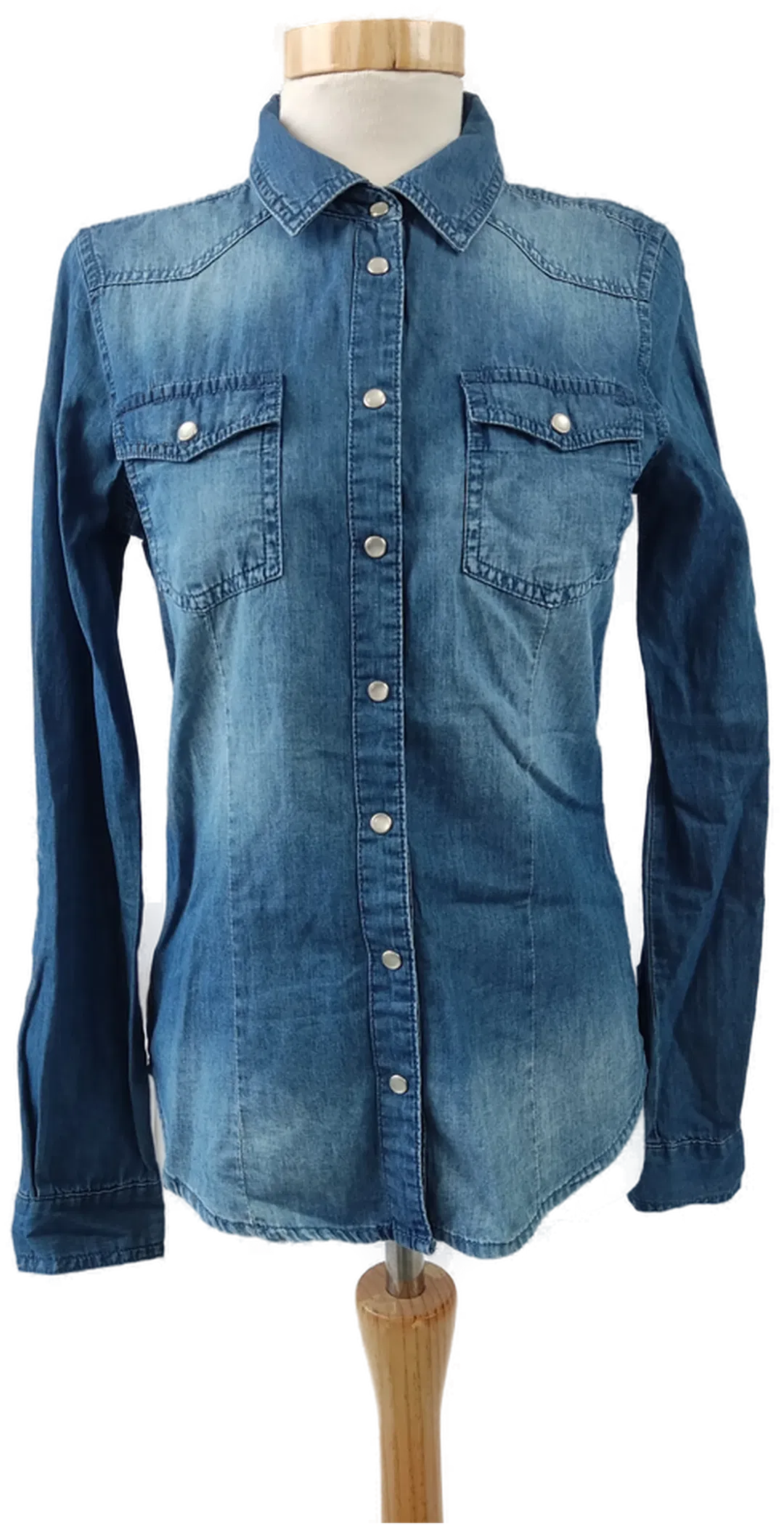 Only Damen Bluse, blau - Gr. 34 (S) - Bild 1