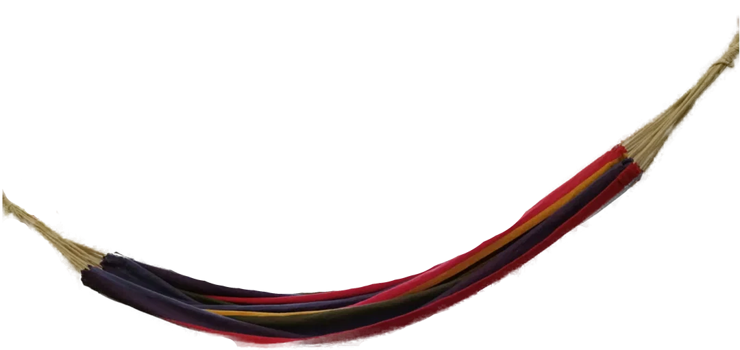 Kronenburg Hängematte - 202cm / bunt gestreift - Bild 1