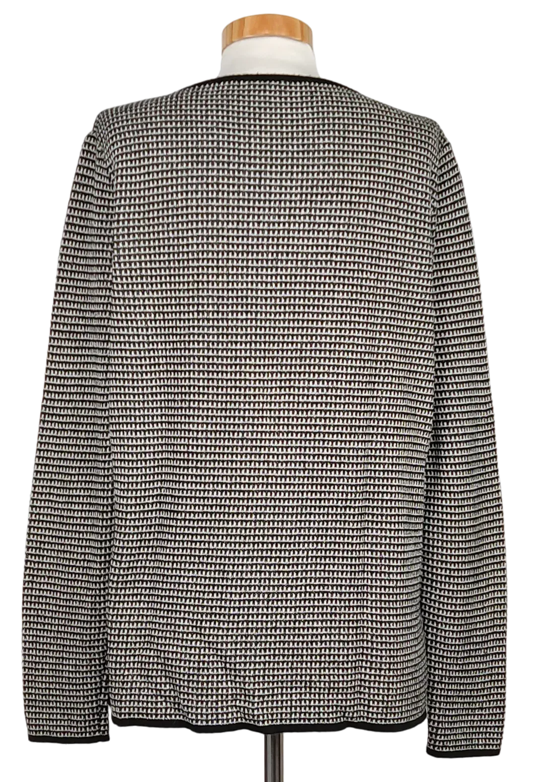 Esprit Damen Pullover, schwarz/weiß - Gr. M  – Bild 2
