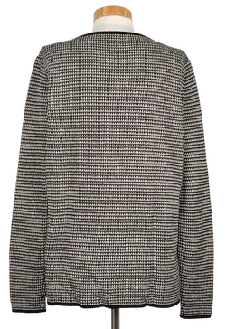 Esprit Damen Pullover, schwarz/weiß - Gr. M  - Bild 2