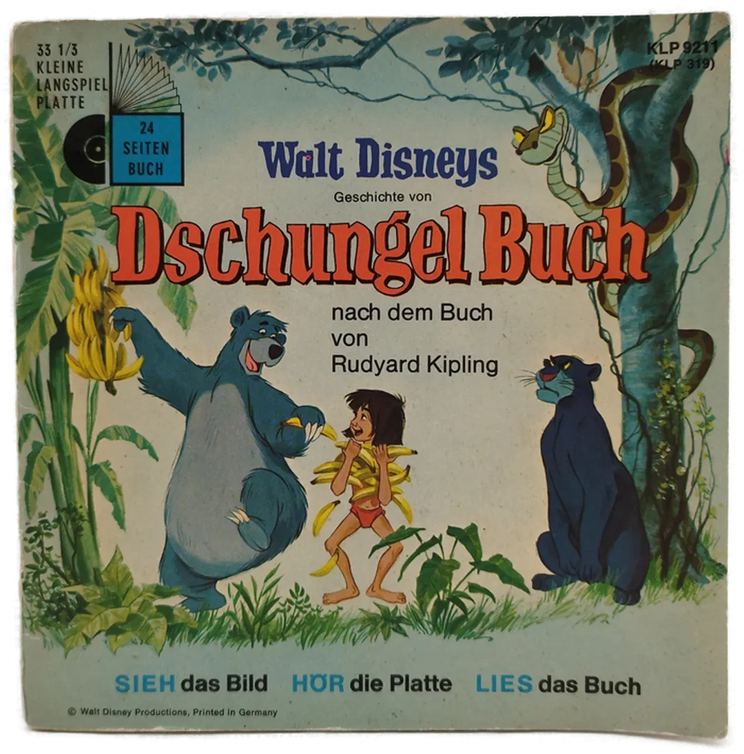 Dschungelbuch 1967 - Kleine Langspielplatte / 24 Seiten - Bild 2