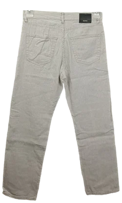 Hugo Boss Herrenhose gestreift beige/weiß Gr. 33/32 – Vorschau 2