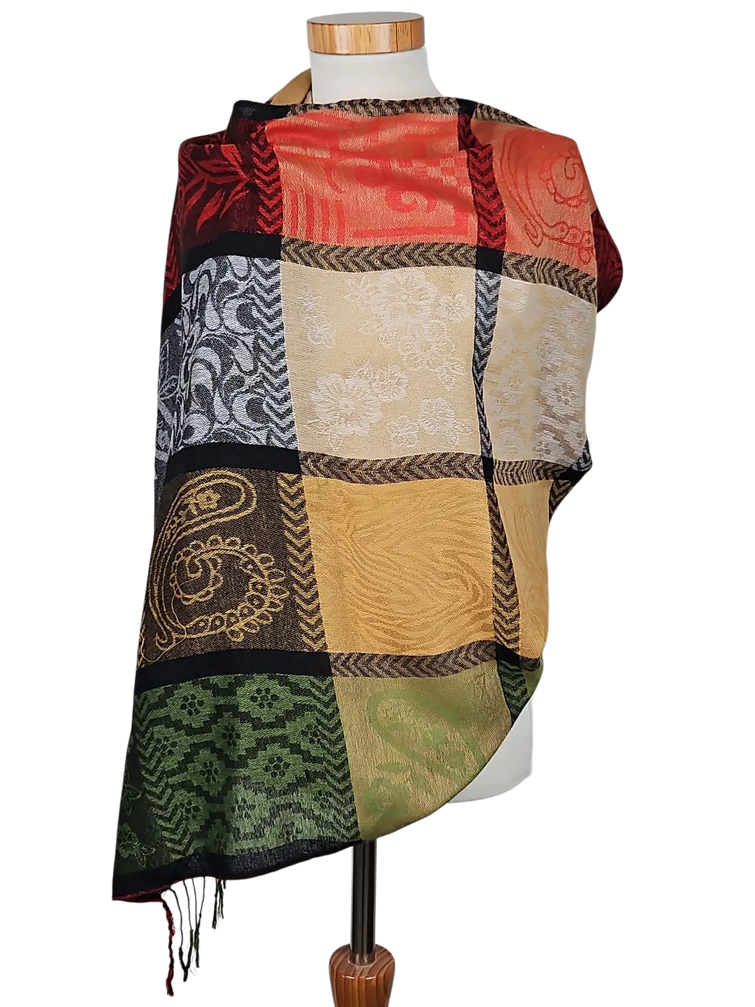 Damen Seidenschal - multicolor – Bild 2