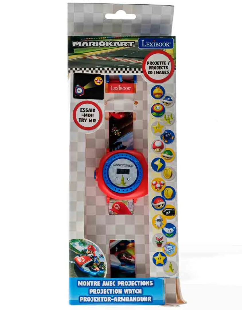Lexibook Mario Kart Projektor-Armbanduhr, digital, OVP, 20 Bilder - Bild 4