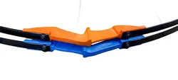 Recurve Bogen 133cm Bogenschießen Jugendbogen Blau Orange - Bild 3