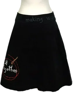 Desigual Damenrock gemustert Gr. L - Bild 2