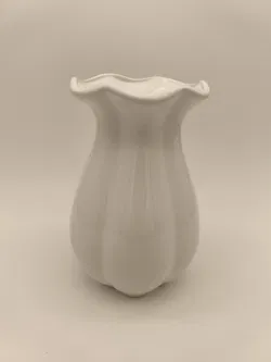 Keramikvase weiß - Bild 1