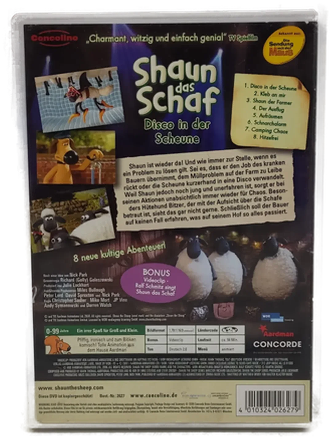 DVD "Shaun das Schaf" Disco in der Scheune "8 neue kultige Abenteuer!" – Bild 2