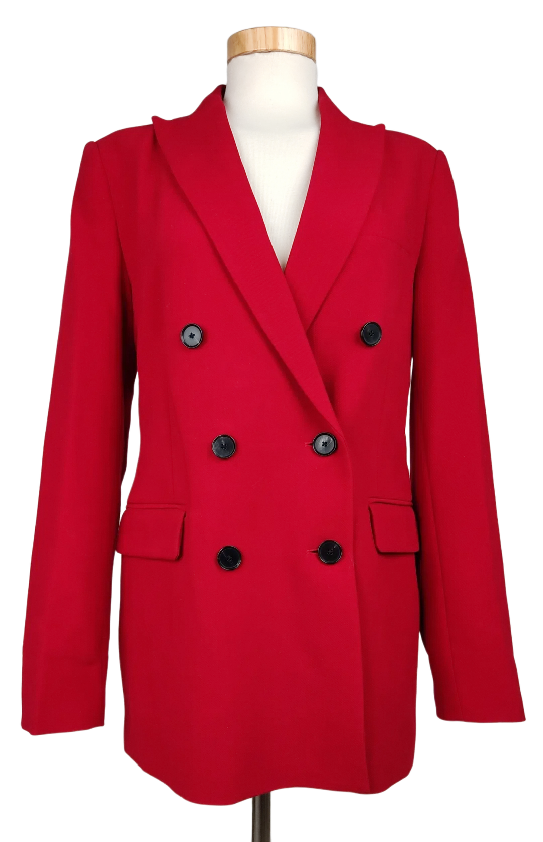 Zara Damen Hosenanzug-Zweiteiler, rot - Gr. XS  - Bild 1