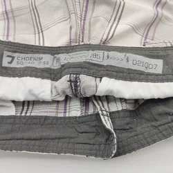 C & A  kurze Hose kariert - Gr. EUR 52/W32 - Bild 3