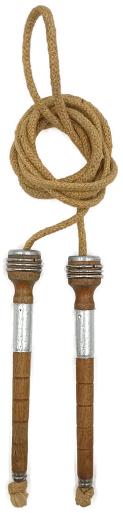 Antikes Springseil mit Holzgriffen – Vorschau 4