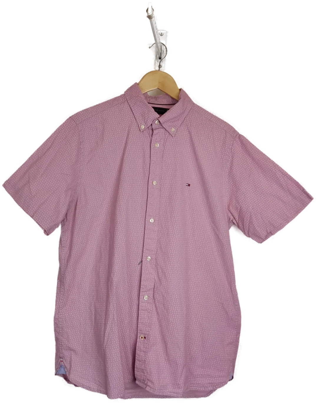 Tommy Hilfiger Herren Hemd cyklame Gr. L - Bild 1
