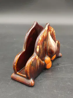 Vintage-Serviettenhalter aus Keramik  - Bild 3