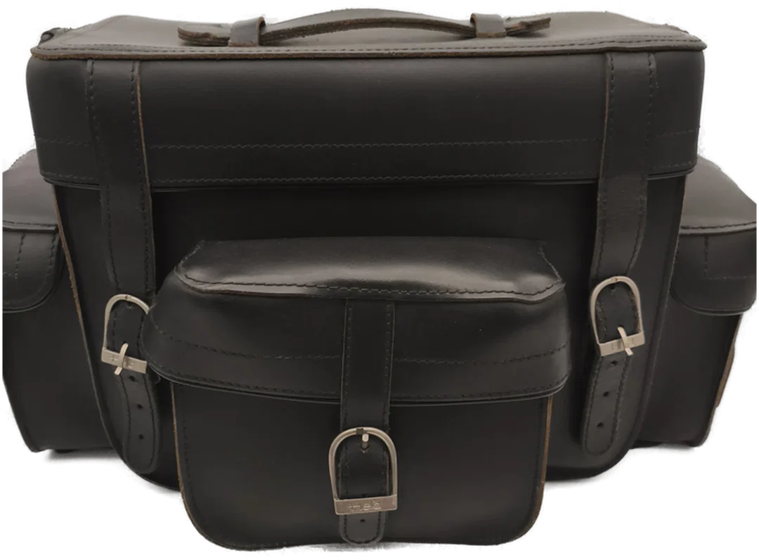 HELD Satteltasche, Leder, schwarz, Motorrad - Bild 1