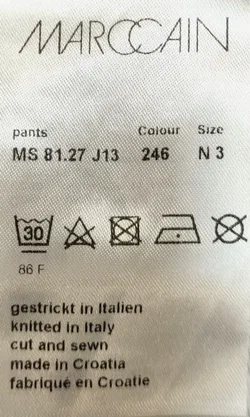 Marc Cain Damen Hose mehrfarbig mit Leo-Print Gr. M - Bild 5