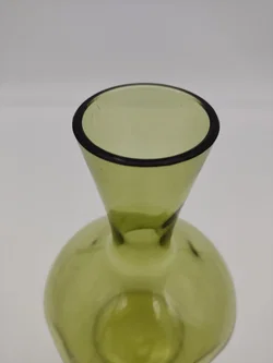 Vintage Glasvase, grün - Bild 2