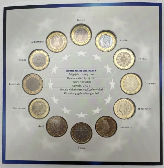 12x1 Euro aus 12 Ländern Europas – Bild 2