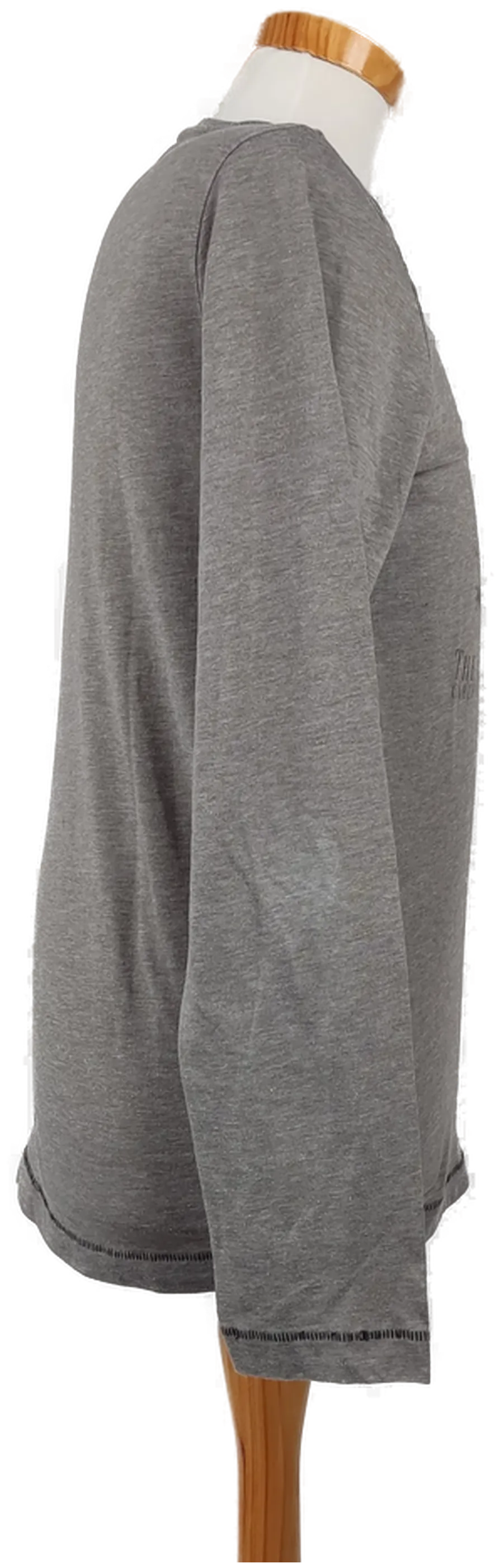 Tom Tailor Herren Langarmshirt, grau - Gr. S – Bild 2