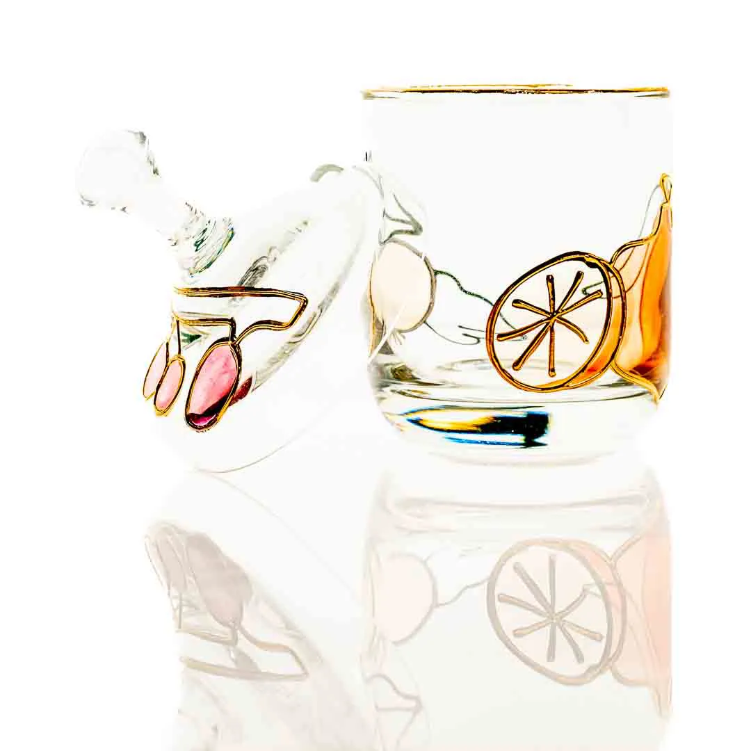 Nagel Ideen Zucker- Marmelade- Honigglas im Tiffany Stil – Bild 3