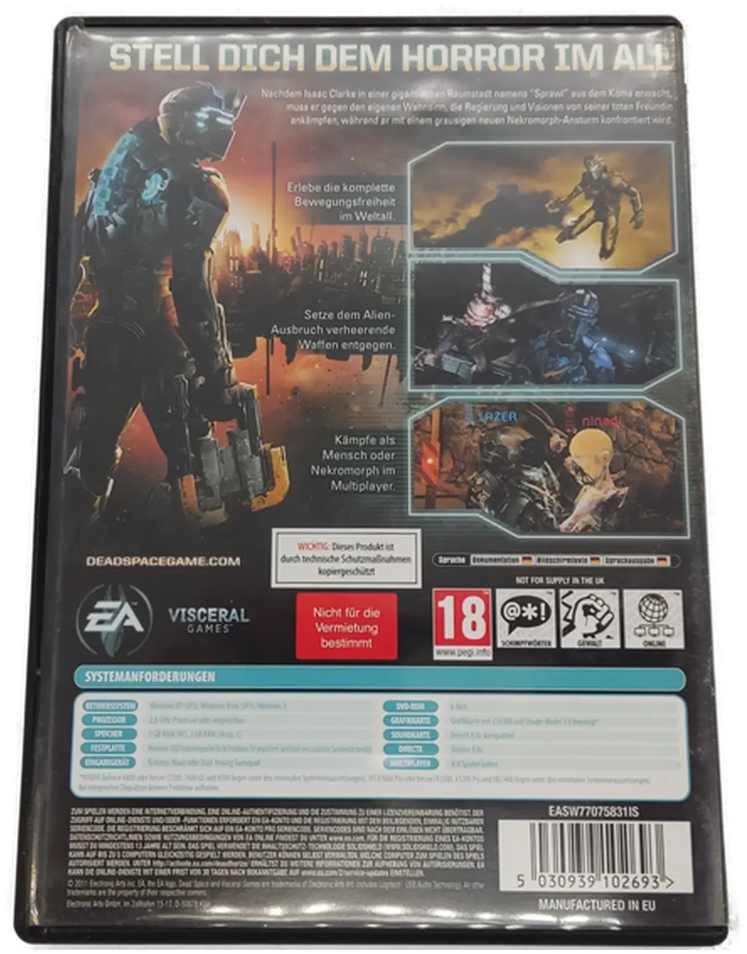PC Game 2 DVD-ROM Dead Space 2 – Bild 4