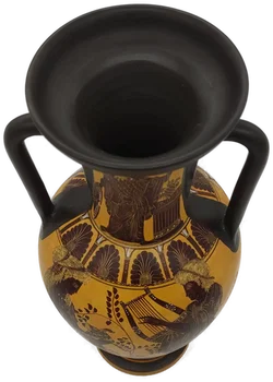Handgemalte Vase der griechischen Mythologie aus Ton, Höhe 36cm - Bild 5