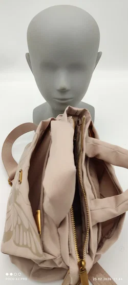Skechers Schultertasche Beige Kunstleder | Leichter Klassiker - Bild 8