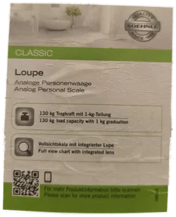 Soehnle, analoge Personenwaage, silber – Vorschau 4