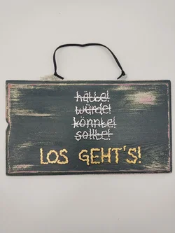 Handgefertigte Upcycling-Holzschilder mit inspirierenden Sprüchen - Bild 6