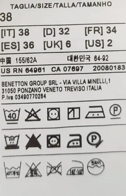 Benetton Damen Hose Gr. 32 - Bild 4