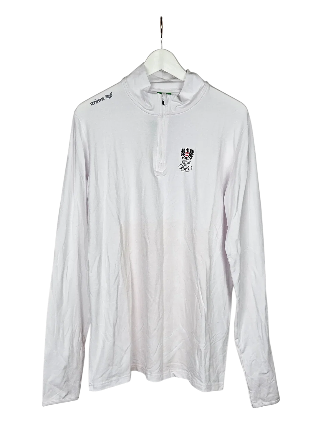 ERIMA Herren Sport Rolli Halfzip "Austria", weiß - Gr.XXL – Bild 1