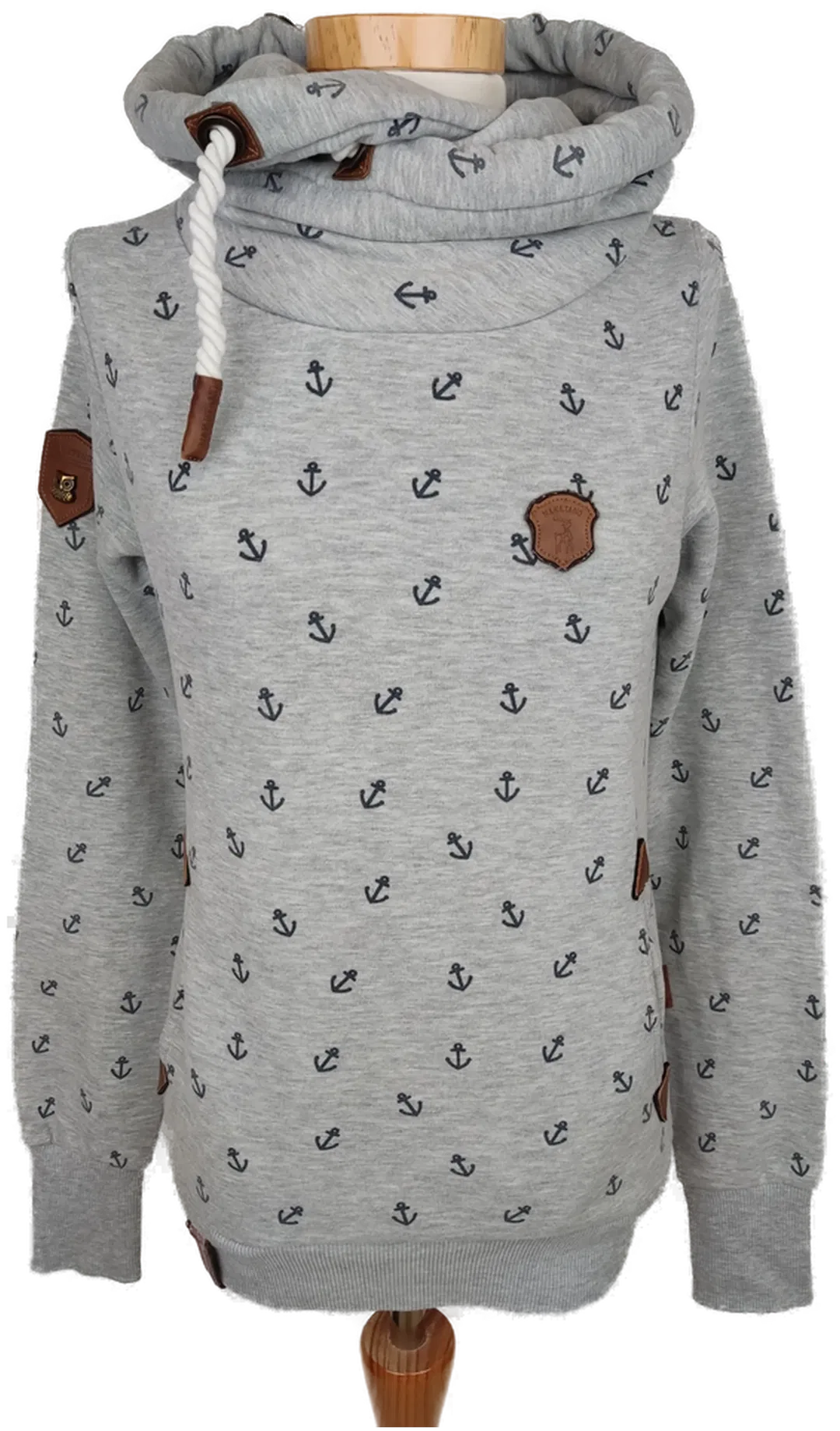 Naketano Damen Pullover grau gemustert - S/36 - Bild 4