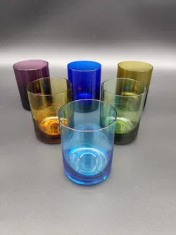 Farbige Trinkgläser, Mid Century - Bild 1