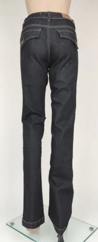 Bulkish Damen Jeans, schwarz - M / 38 (40), W30/L34 – Bild 3