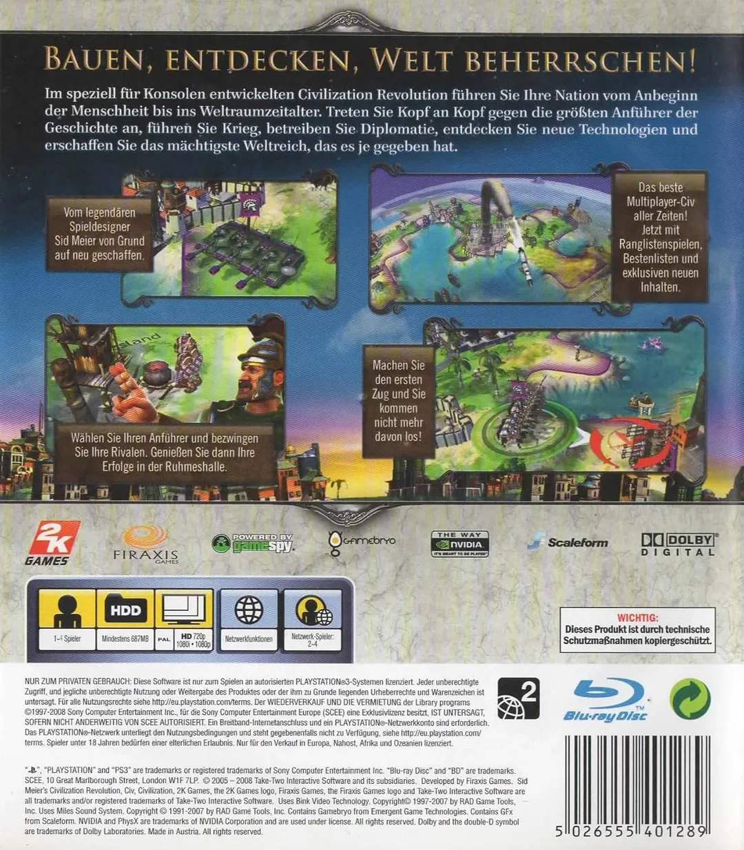 PlayStation 3 Spiel "Sid Meier’s Civilization Revolution" – Bild 2
