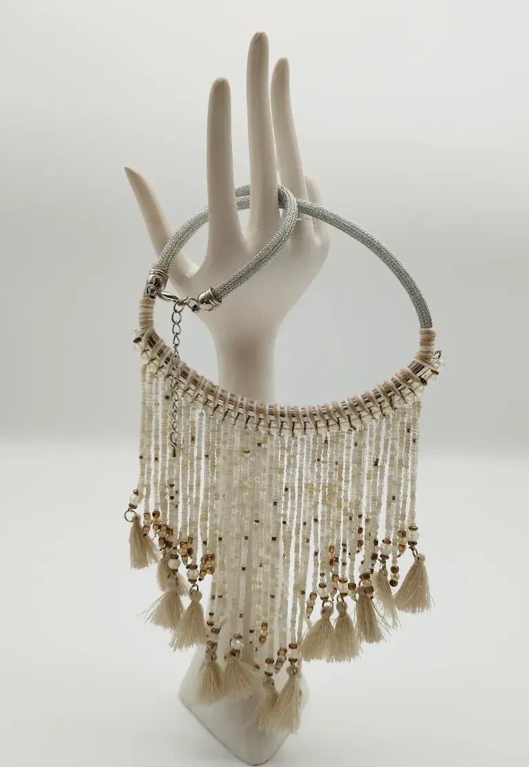 Stylische Modehalskette im Boho-Stil - ca. 50cm - Bild 4