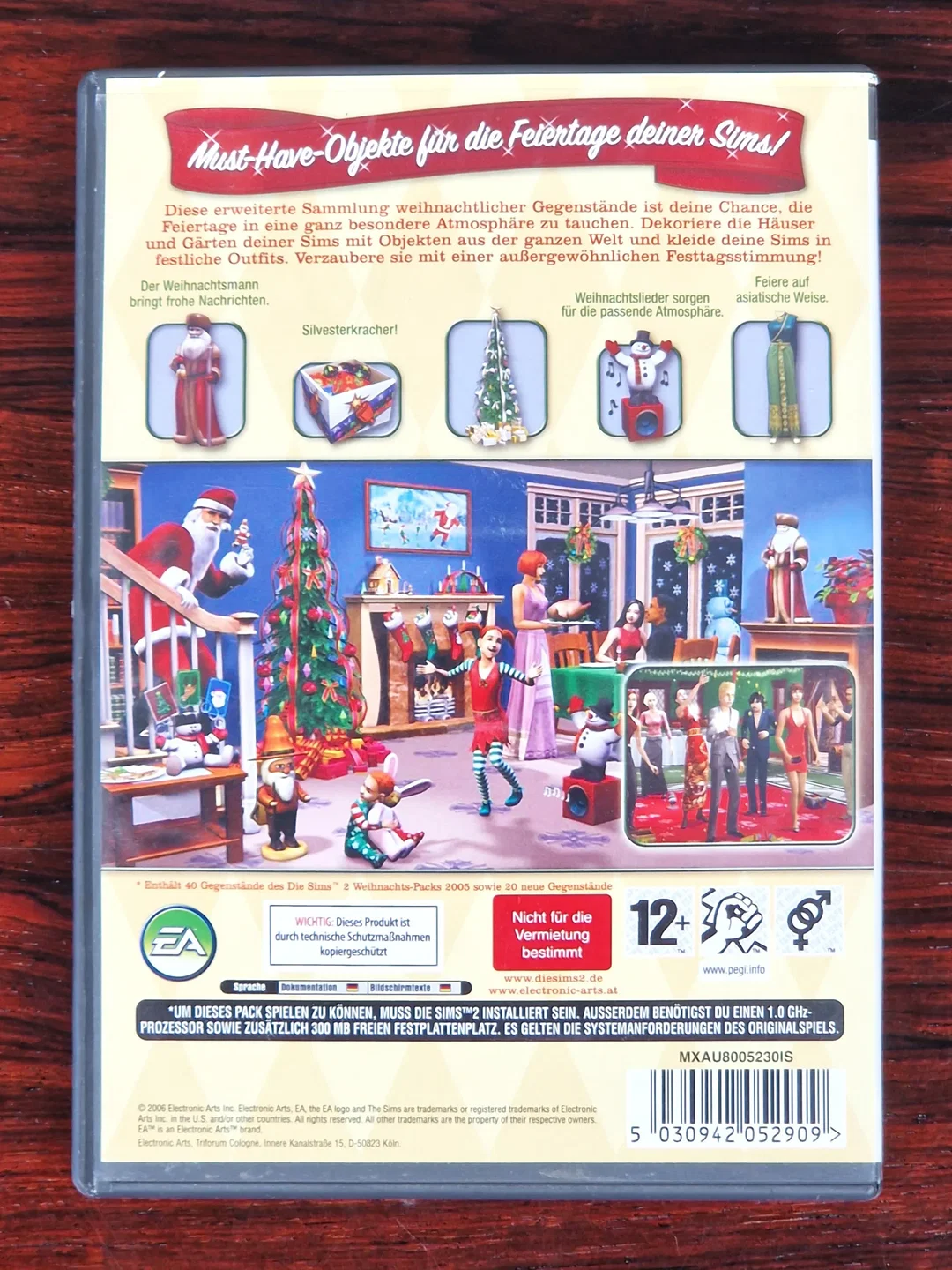 Die Sims 2: Weihnachtszeit-Accessoires - Add-on - PC-Spiel - CD-ROM – Bild 2