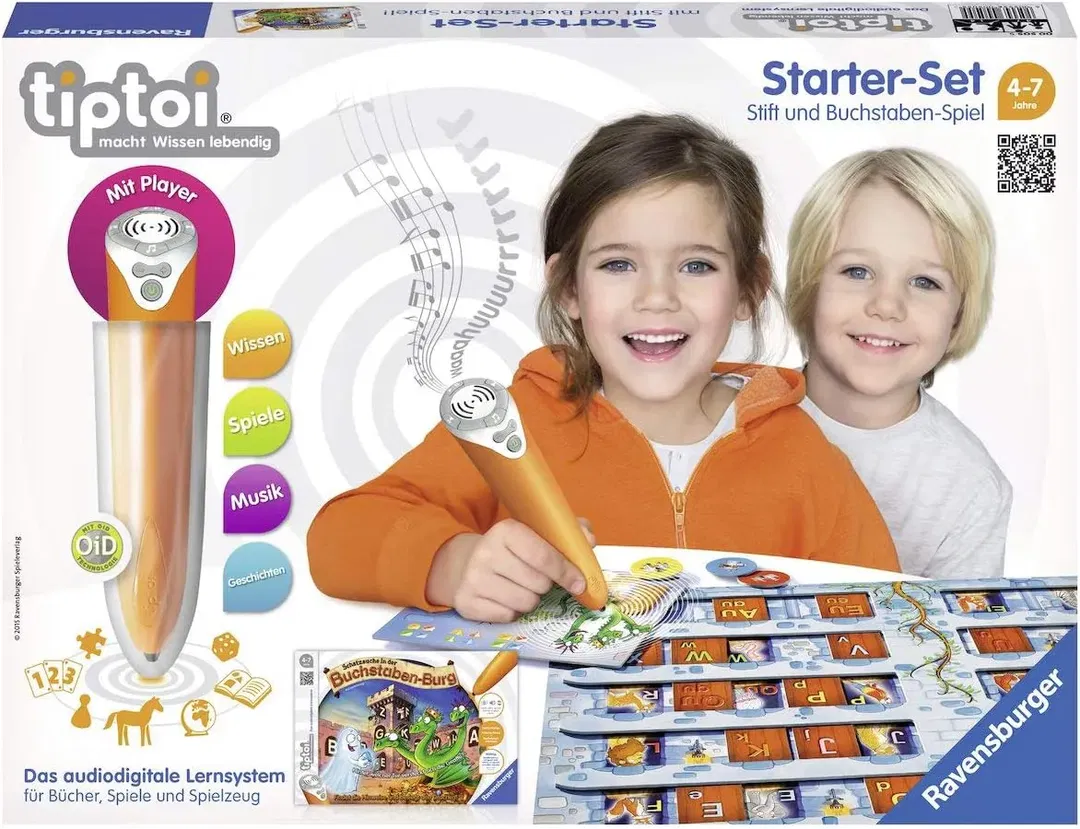 Tiptoi Starter-Set – Stift und Buchstaben-Spiel von Ravensburger   - Bild 1