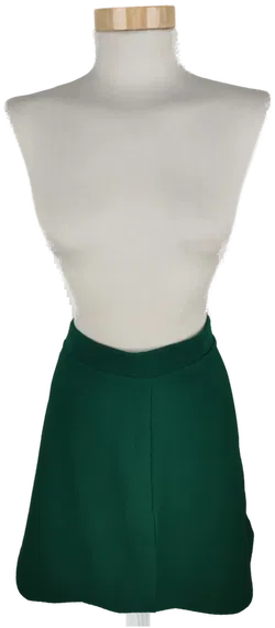 H&M Stretchrock in Grün mit Struktur, Größe L - Bild 2