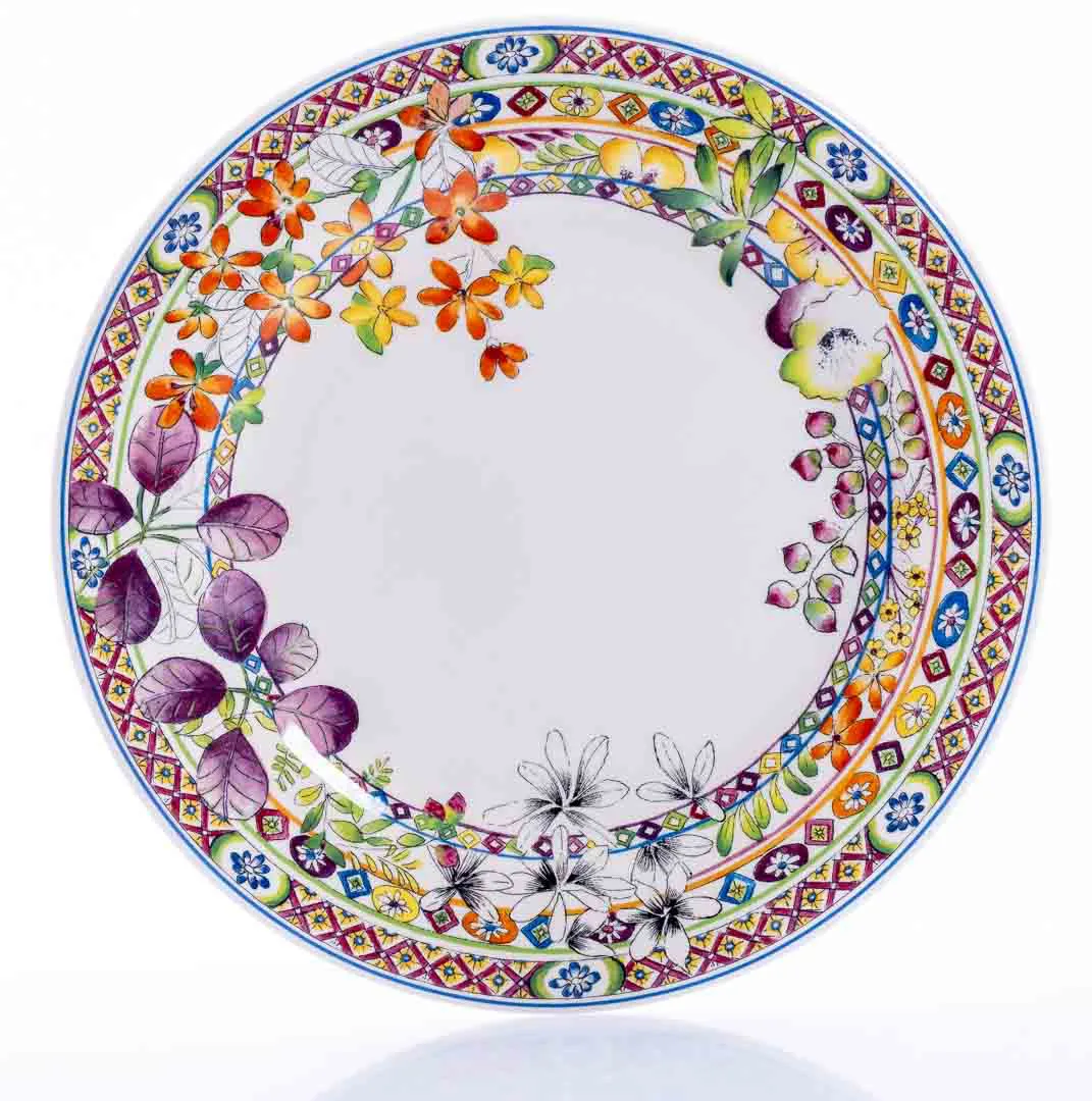 Gien Bagatelle Kaffee-/Tee-Untertassen und Dessertteller Set - Bild 1