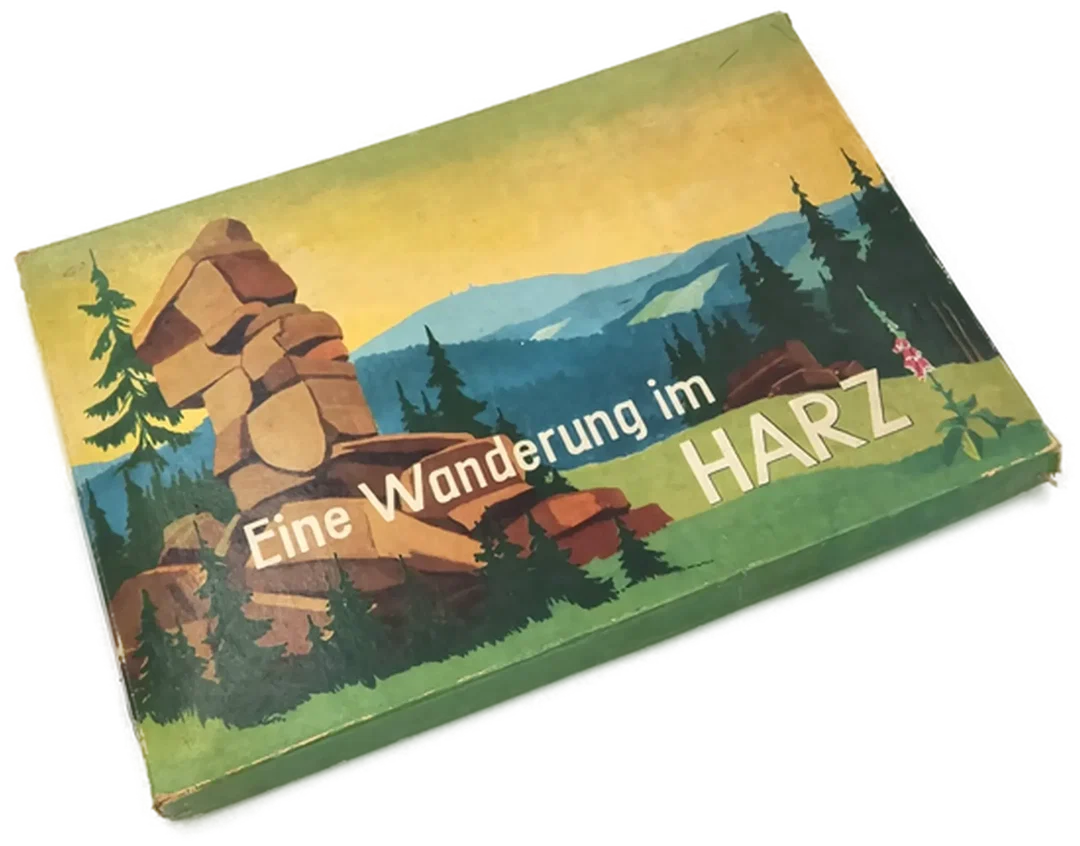DDR Brettspiel "Eine Wanderung im Harz" um 1963 – Bild 1