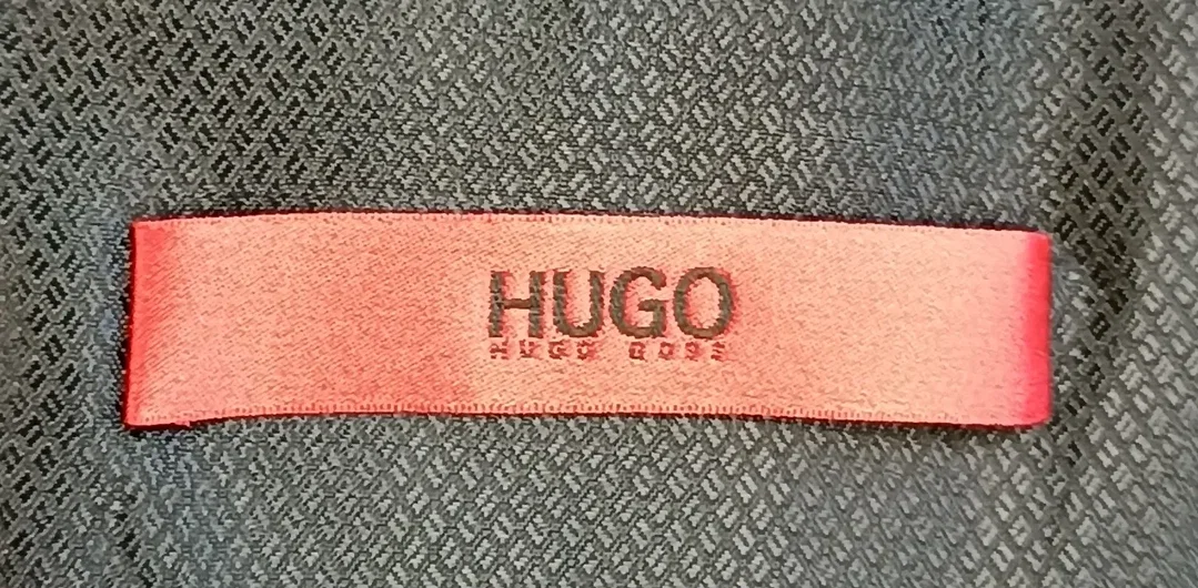 Hugo Boss Herrenblazer gemustert dunkelblau Gr. 48 – Bild 3