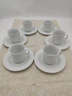 Porzellan-Kaffeeset 6-tlg | China Pearl - Bild 2