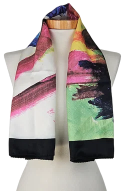 Damen Seidentuch -  multicolor - Bild 3