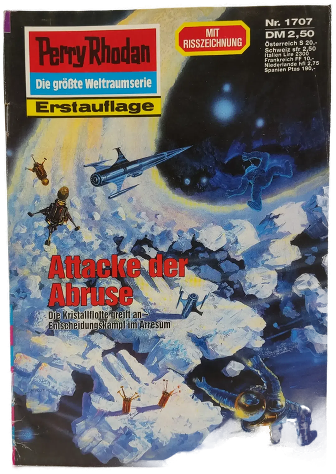 Romanheft Perry Rhodan Attacke der Abruse Erstauflage Nr.1707 - Bild 2