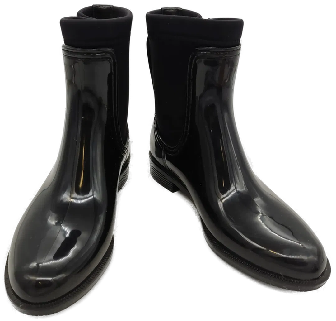 Tommy Hilfiger Damen Gummistiefel Gr. 39 Schwarz - Bild 1