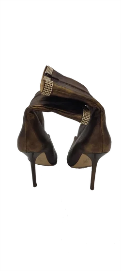 Claudio Astolfi Damen High Heels Stiefeletten, gold/bronze - Gr. 37 - Bild 3