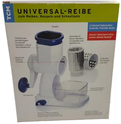 TCM Universalreibe mit 3 auswechselbaren Reibe Einsätzen - Bild 2