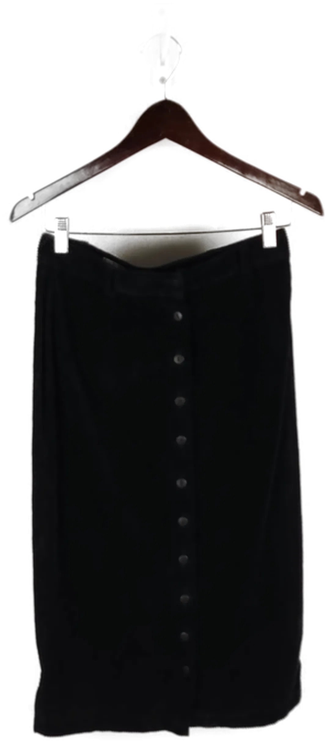 Benetton Damen Cord-Rock schwarz dunkelblau - XXL/44 - Bild 1