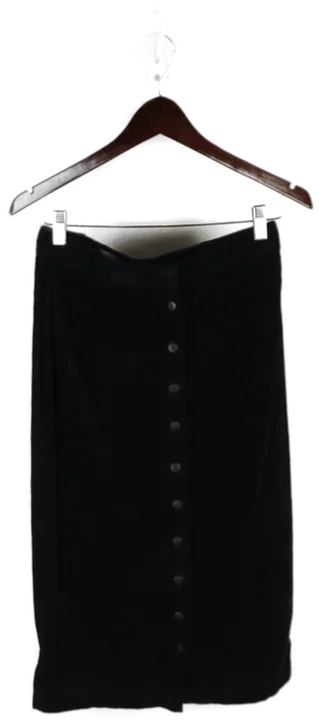 Benetton Damen Cord-Rock schwarz dunkelblau - XXL/44 - Bild 1